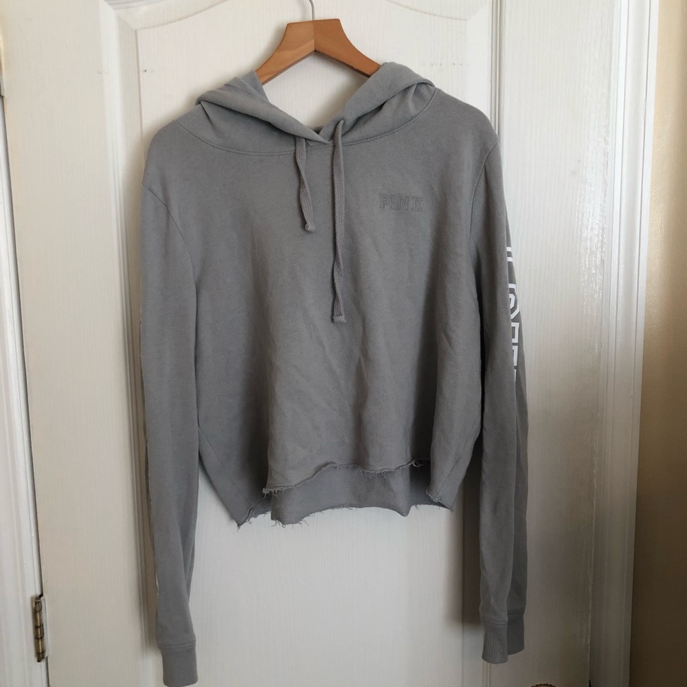 Victoria Secret Pink cropped hoodie